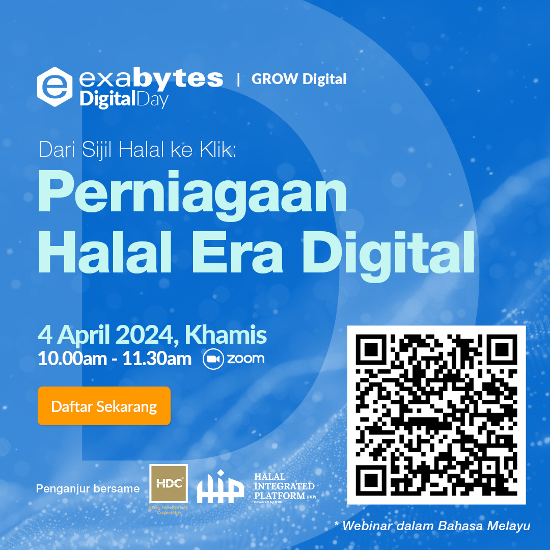 Jom Sertai Webinar Strategi Digital Halal untuk Kejayaan Perniagaan!